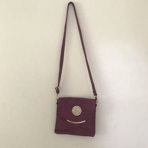 burgandy Michael Kors bag